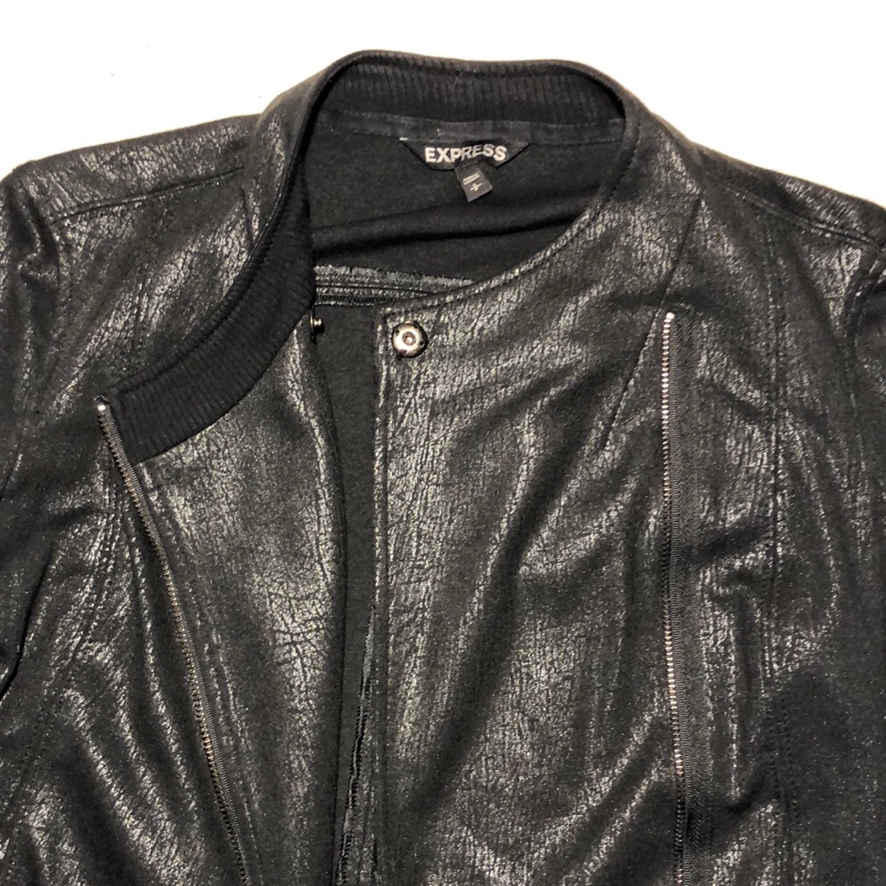 Express Faux Leather Jacket - Picture 2 of 7